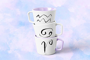 Quirky zodiac signs + stars set, an Object Graphic by SweetRenieDesigns (Thumbnail 5 of 9)