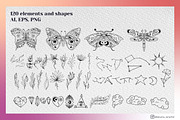 Celestial garden, Mystical clipart, an Object Illustration by Tatyana_Zenartist (Thumbnail 3 of 14)