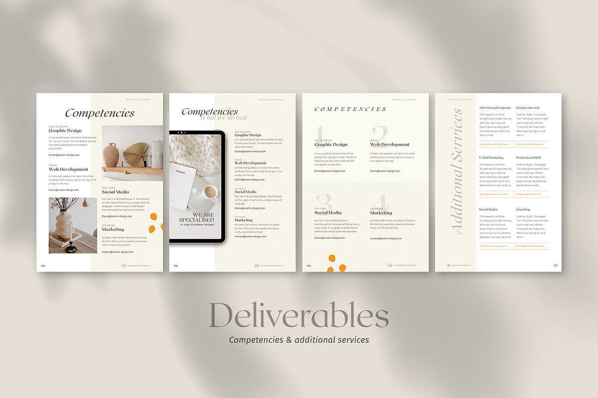 Proposal & Questionnaire for CANVA, a Brochure Template by Imagination Area (Photo 12 of 18)