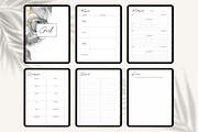 Undated Digital Life Planner iPad, a Templates & Theme by HoneyGlowStudioCo (Thumbnail 4 of 9)