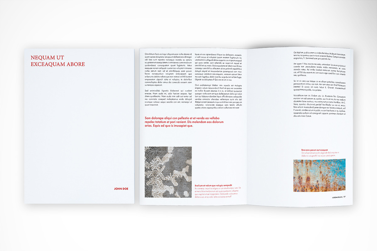 Minimal Lookbook Brochure, a Brochure Template by McLittle Stock (Photo 6 of 6)