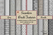 100 Seamless Brick Textures, Digital, a Texture Graphic by Arthitecture Home (Thumbnail 3 of 11)