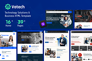 Technology Solutions HTML Template, a HTML Template by AliThemes (Thumbnail 1 of 17)