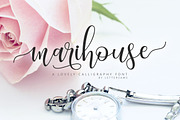 SALE! Marihouse Script, a Script Font by Lettersams (Thumbnail 1 of 10)