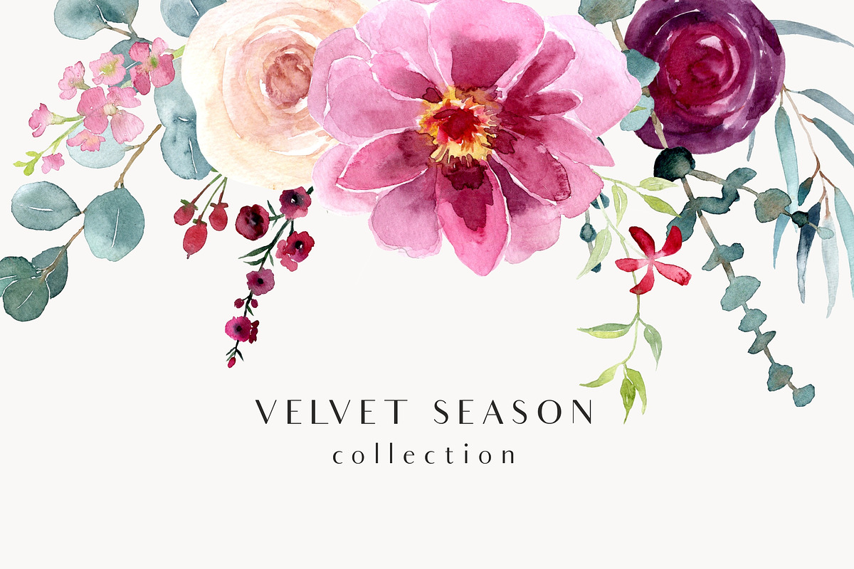 SALE! Summer garden - floral graphic, an Illustration by Youksy (Photo 17 of 24)