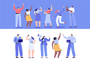 Big Vector set of people characters, a Person Illustration by Vector_Art (Thumbnail 24 of 25)