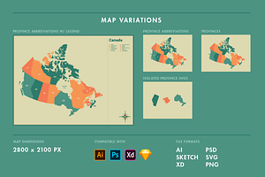 Canada Vector Map