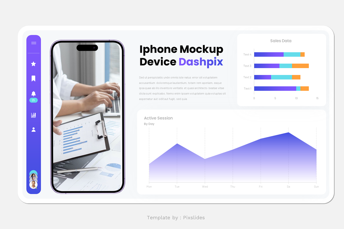 KPI Dashboard Keynote, a Presentation Template by Pixslides (Photo 5 of 5)