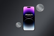 iPhone 14 Pro Mockup Set, an iPhone Mockup by AN Productions (Thumbnail 4 of 11)