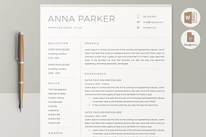 Resume Template / CV