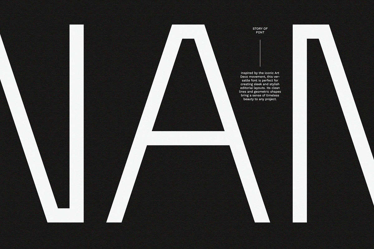 Candelize - Minimal Art Deco Font, a Sans Serif Font by Graphicfresh (Photo 8 of 10)