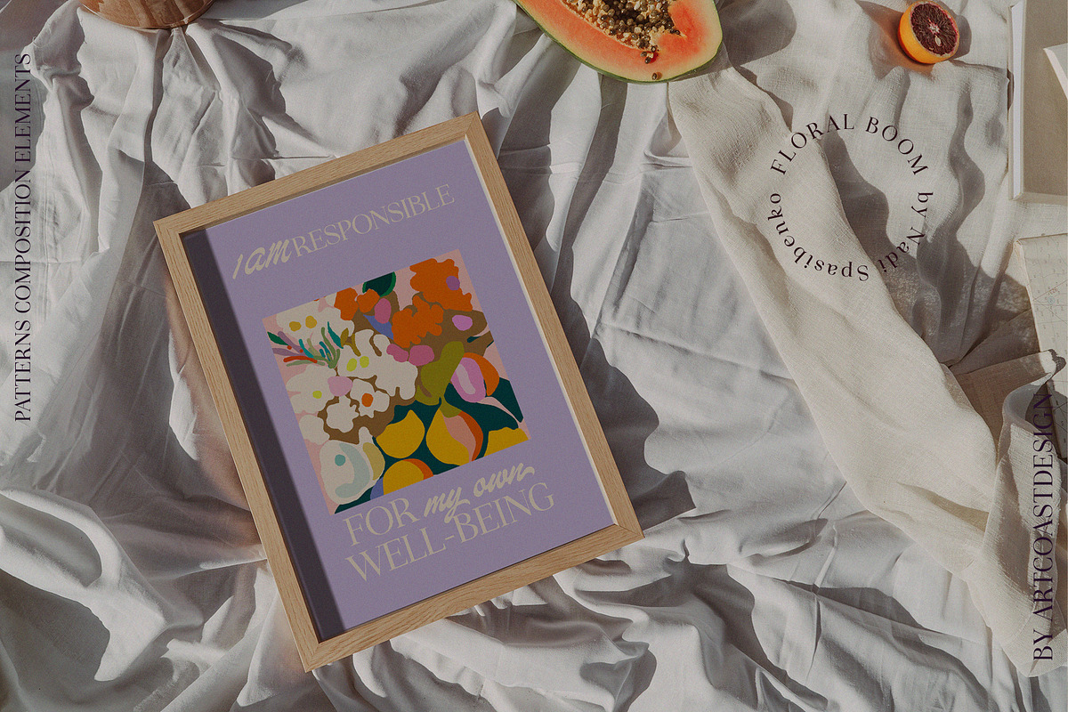 Floral Boom || Posters Affirmations, a Pattern Graphic by nadispasibenko (Photo 13 of 13)