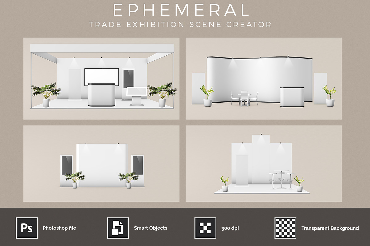 Ephemeral - Stand Scene Creator, a Product Mockup by McLittle Stock (Photo 1 of 4)