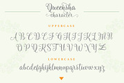 Queensha Typeface, a Script Font by ianmikraz (Thumbnail 8 of 8)