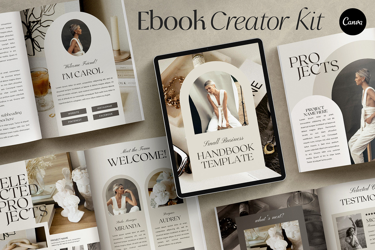 Coach + Course Creator Bundle CANVA, a Magazine Template by Studio Loire (Photo 46 of 76)