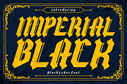 Imperial Black - Blackletter Font, a Font by PutraCetol Studio (Thumbnail 1 of 5)
