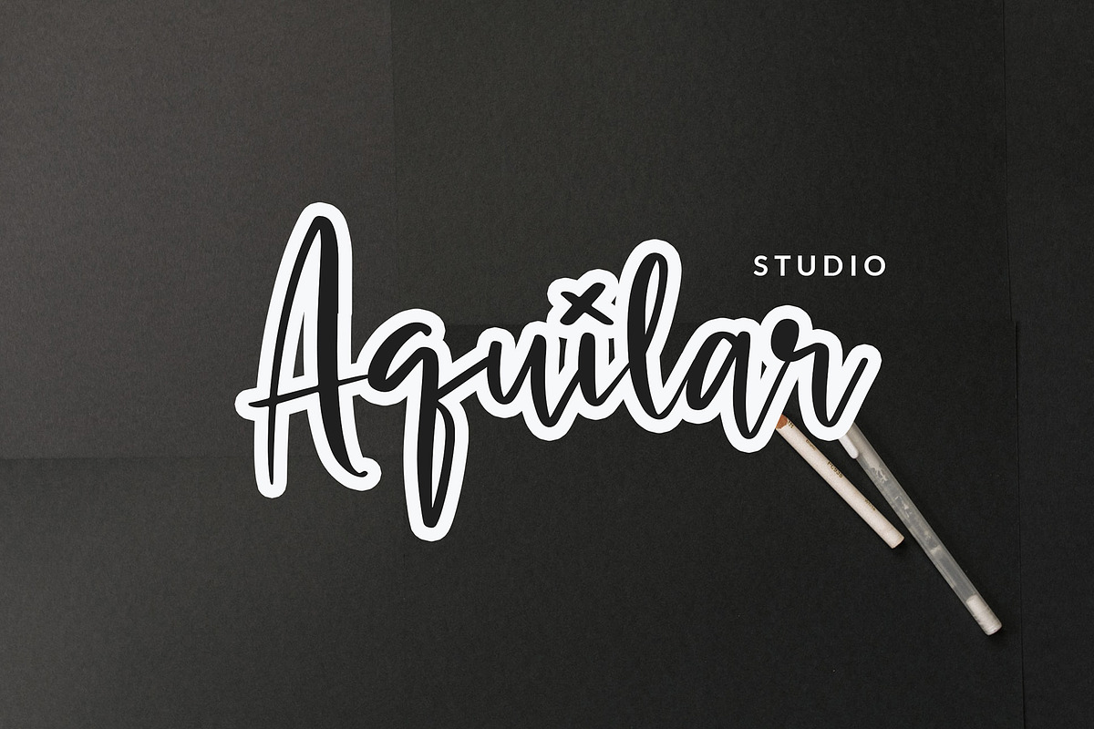 Leghis Handwritten Script Font, a Script Font by Giant Design (Photo 5 of 10)