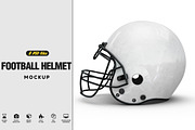 Football Helmet Mock-up, a Mask Mockup by PixelMockup (Thumbnail 1 of 9)