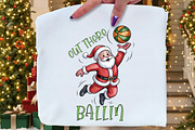 Basketball Santa PNG, an Illustration by Daily.Designs (Thumbnail 2 of 5)