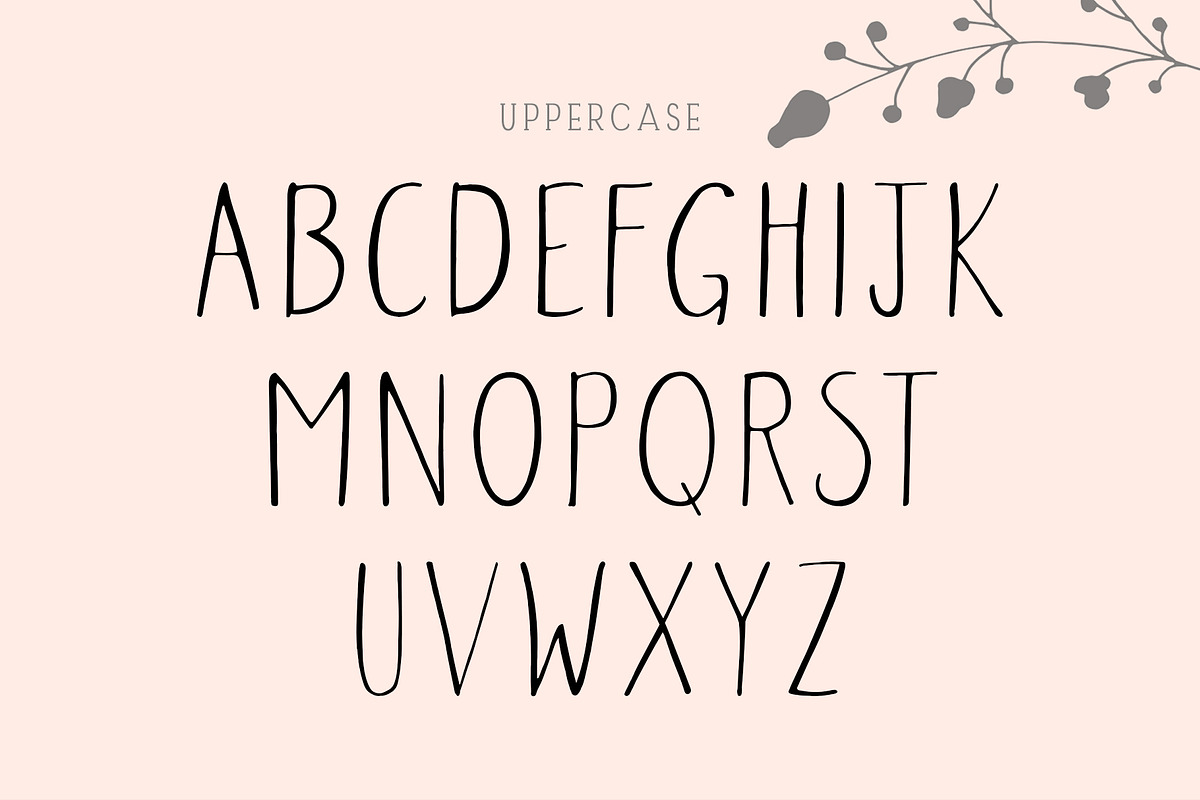 Versova Handmade Font preview 2