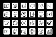 Media Controls Icons, an Outline Icon by Brickclay (Thumbnail 6 of 11)