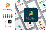 Set of Colorful Kidney Care logo, a Branding & Logo Template by Lucky Creative (Thumbnail 3 of 5)