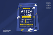 Kids Coding Bootcamp - Flyer, a Poster Template by Izdihaar_Studio (Thumbnail 3 of 3)
