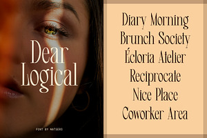 Dear Logical - Display Serif Font