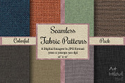 Seamless Fabric Patterns - Colorful, a Texture Graphic by Arthitecture Home (Thumbnail 1 of 10)