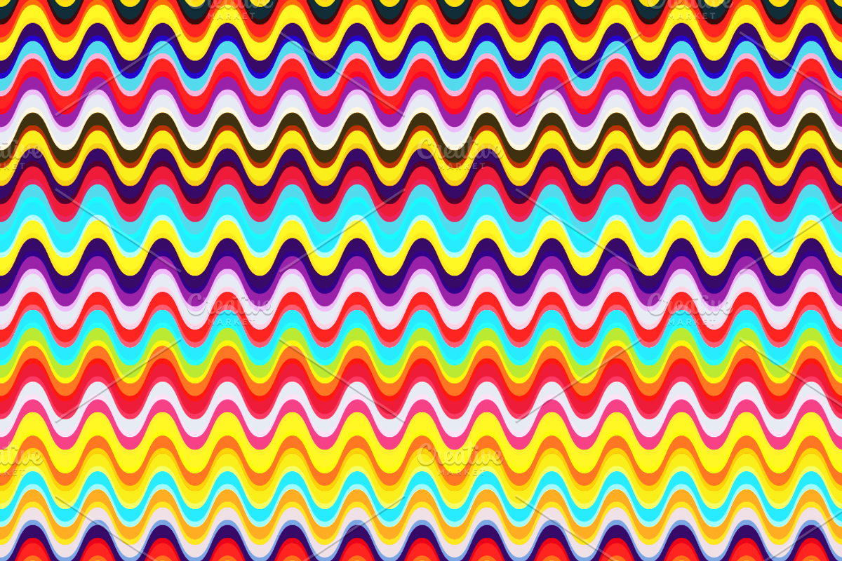 11 Bright Vector Backgrounds, a Pattern Graphic by chewkotski (Photo 9 of 11)