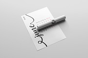 NEW 2021 Year Calligraphy Calendar, a Stationery Template by Bordo (Thumbnail 6 of 7)