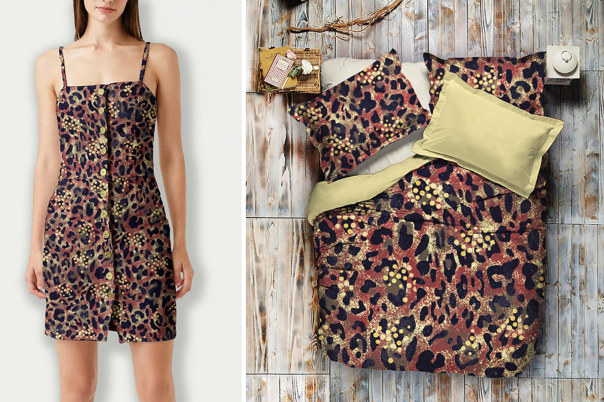 Modern Leopard Abstract Pattern, a Pattern Graphic by Gullenda (Photo 4 of 6)