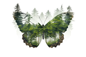 Forest In A Butterfly Double