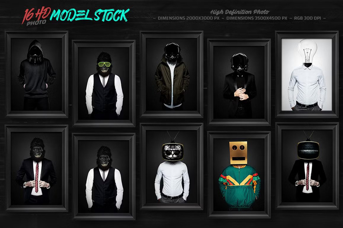 Flyer Templates & Model Stock Bundle, a Flyer Template by Amorjesu.com (Photo 10 of 10)