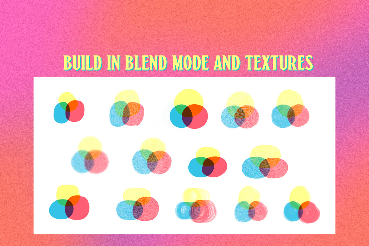 14 procreate riso lettering brushes, a Brush Add-On by laura.design (Photo 3 of 8)