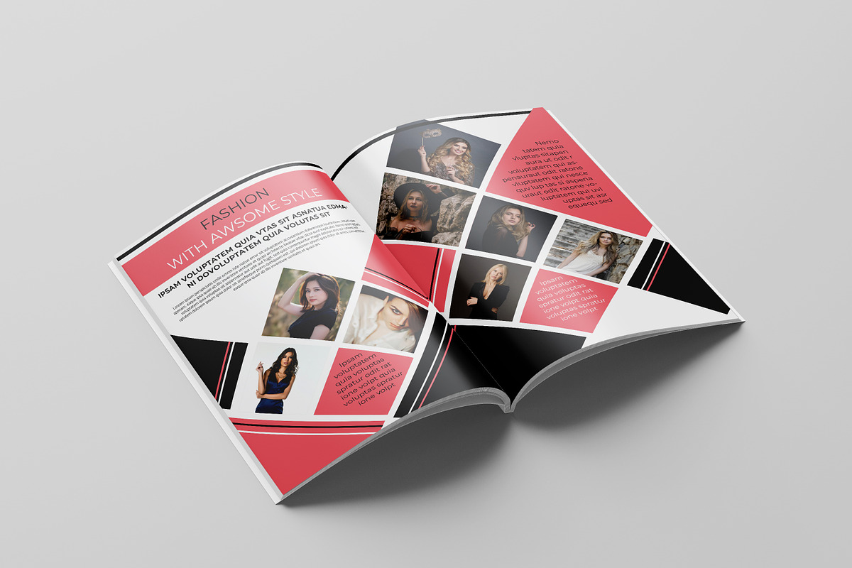 Fashion Magazine Template, a Brochure Template by Template Shop (Photo 6 of 22)