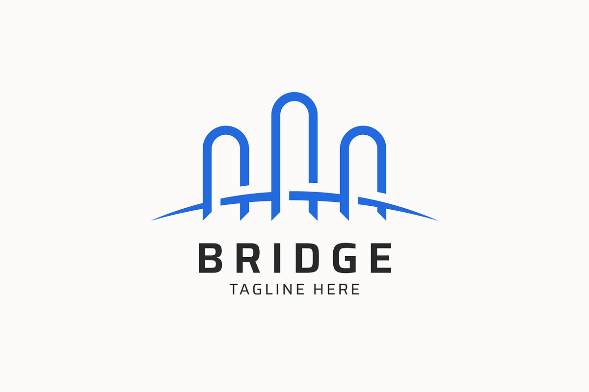 Abstract Linear Bridge Logo Business, a Branding & Logo Template by Signatoro (Photo 1 of 3)