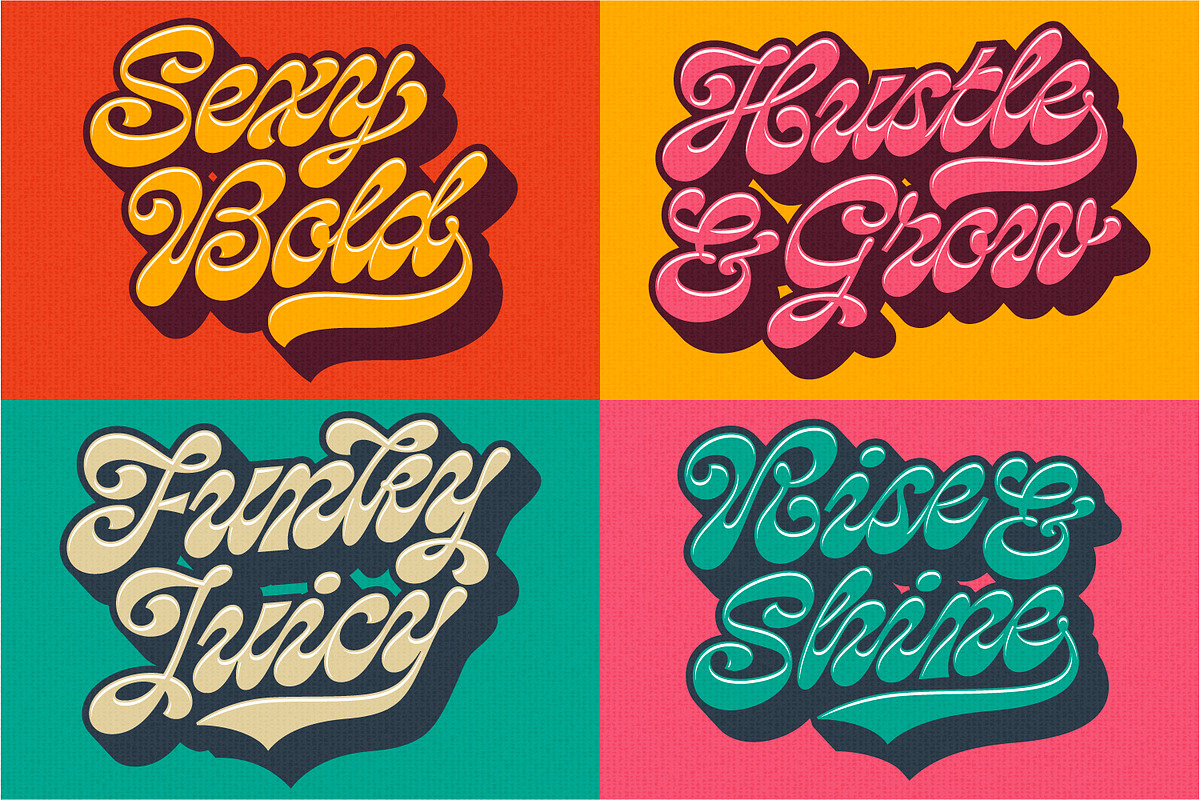 Loopin Script Font, a Script Font by Letteralle Studios (Photo 8 of 12)