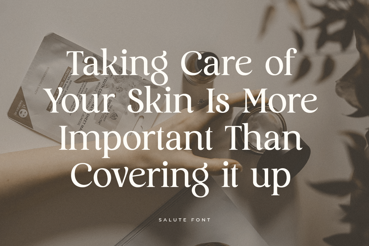 Salute - Modern Vintage Beauty Font, a Serif Font by Sensatype (Photo 19 of 21)