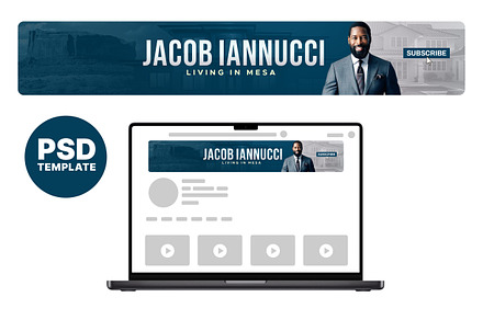 Real Estate YouTube Banner Template