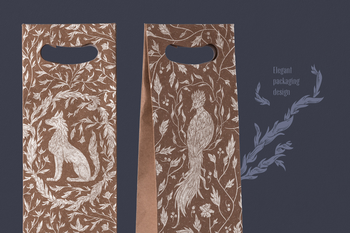Mythical Animals patterns, a Pattern Graphic by Piñata (Photo 9 of 13)