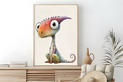 Quirky Dinosaurs PNG Clipart, an Animal Illustration by RobertsArt (Thumbnail 7 of 7)