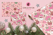 Pink Christmas Vector Collection, a Seasonal Illustration by NataKa (Thumbnail 5 of 11)