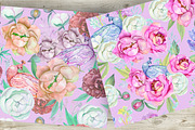 Peacocks Seamless patterns, a Pattern Graphic by NastiaDesignsPrints (Thumbnail 8 of 8)