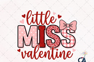 Little Miss Valentine PNG, an Illustration by Creative Art