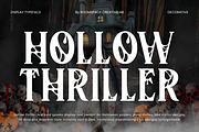 Hollow Thriller – Spooky Halloween, a Serif Font by roomspace creative lab (Thumbnail 1 of 13)