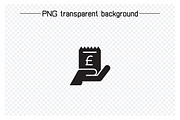 Pound Currency Icons Set, a Finance Illustration by Designfour (Thumbnail 4 of 7)