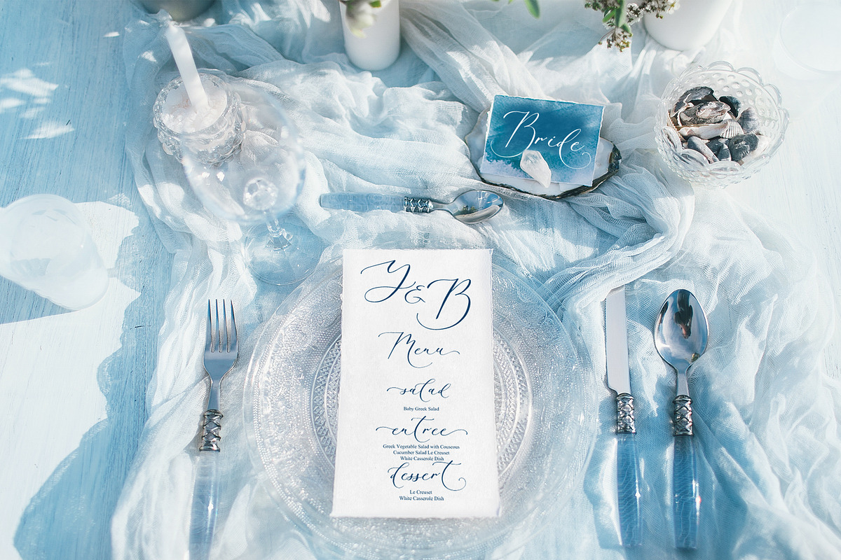 Sadlyne Wedding font + Cyrillic, a Script Font by IraDvilyuk (Photo 3 of 22)