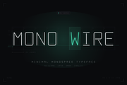 Mono Wire - Minimal Monospace Type, a Sans Serif Font by HipFonts (Thumbnail 12 of 26)