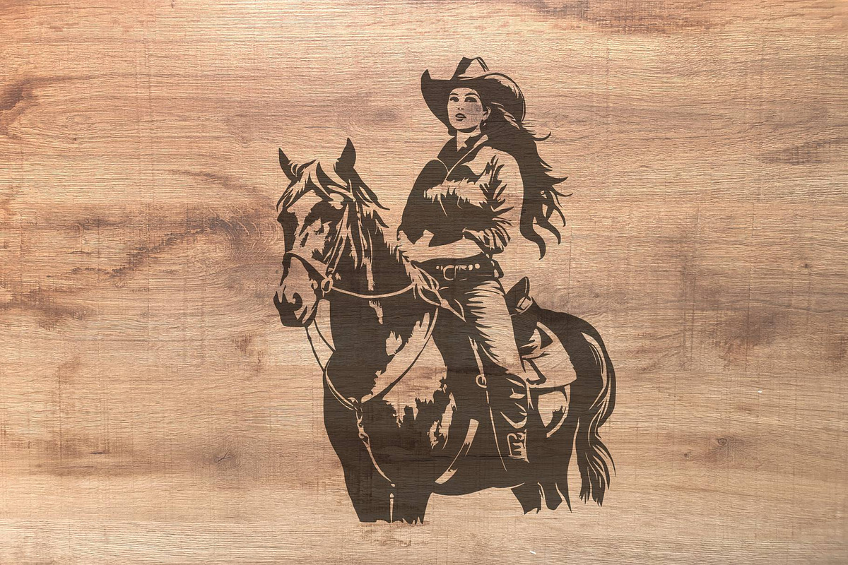 7 design western cowgirl, a Person Illustration by TaKong Magics (Photo 3 of 8)